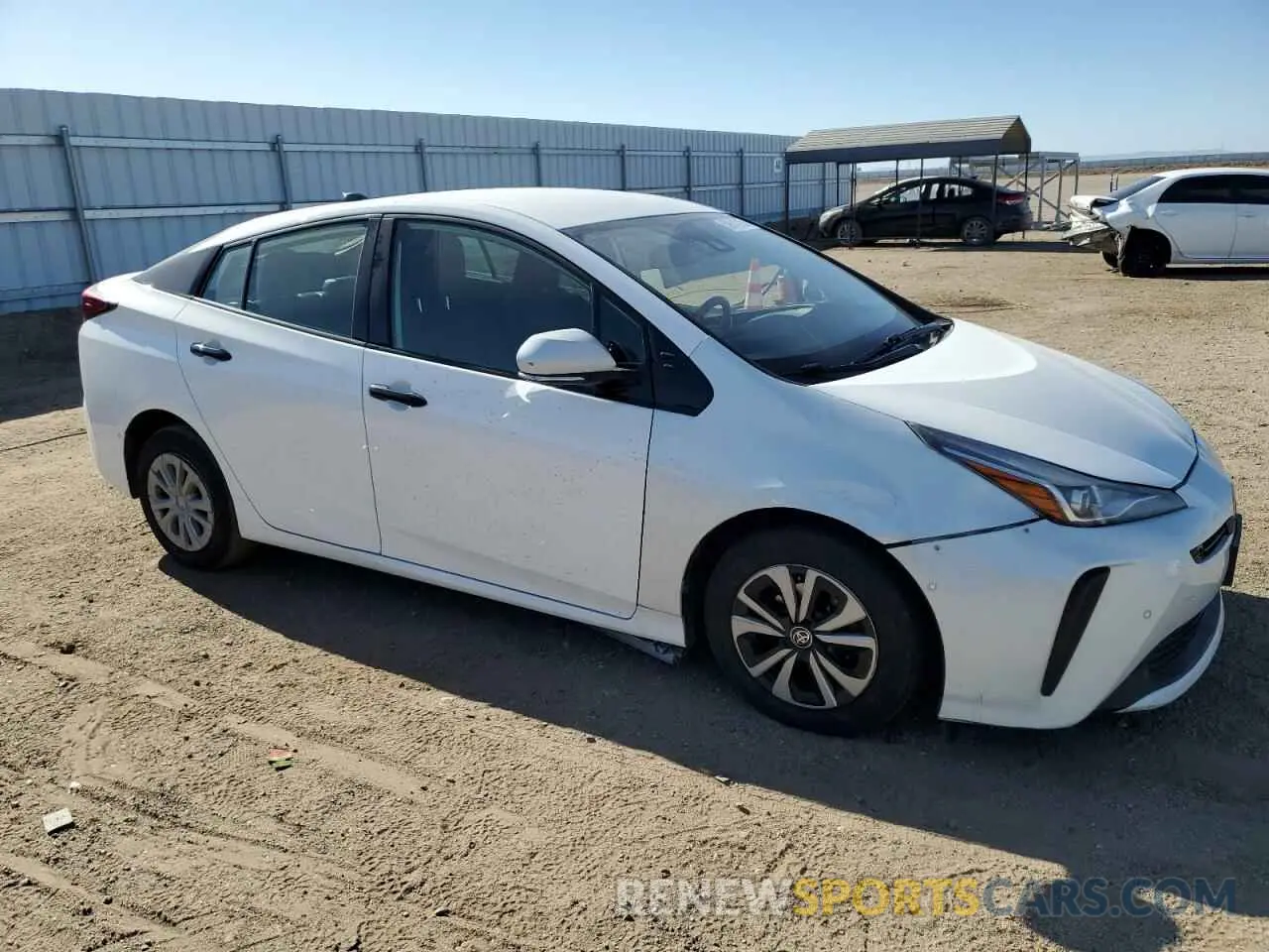 4 fotografías del automóvil dañado JTDKAMFU6N3173339 TOYOTA PRIUS NIGH 2022