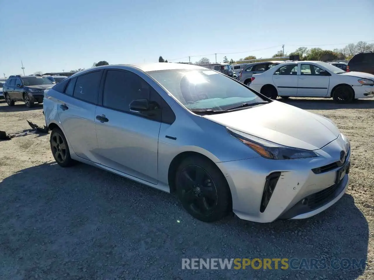 4 fotografías del automóvil dañado JTDKAMFU6N3174068 TOYOTA PRIUS NIGH 2022