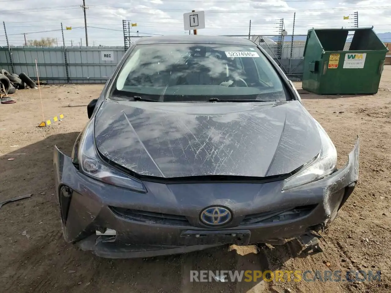 5 fotografías del automóvil dañado JTDKAMFU6N3176869 TOYOTA PRIUS NIGH 2022