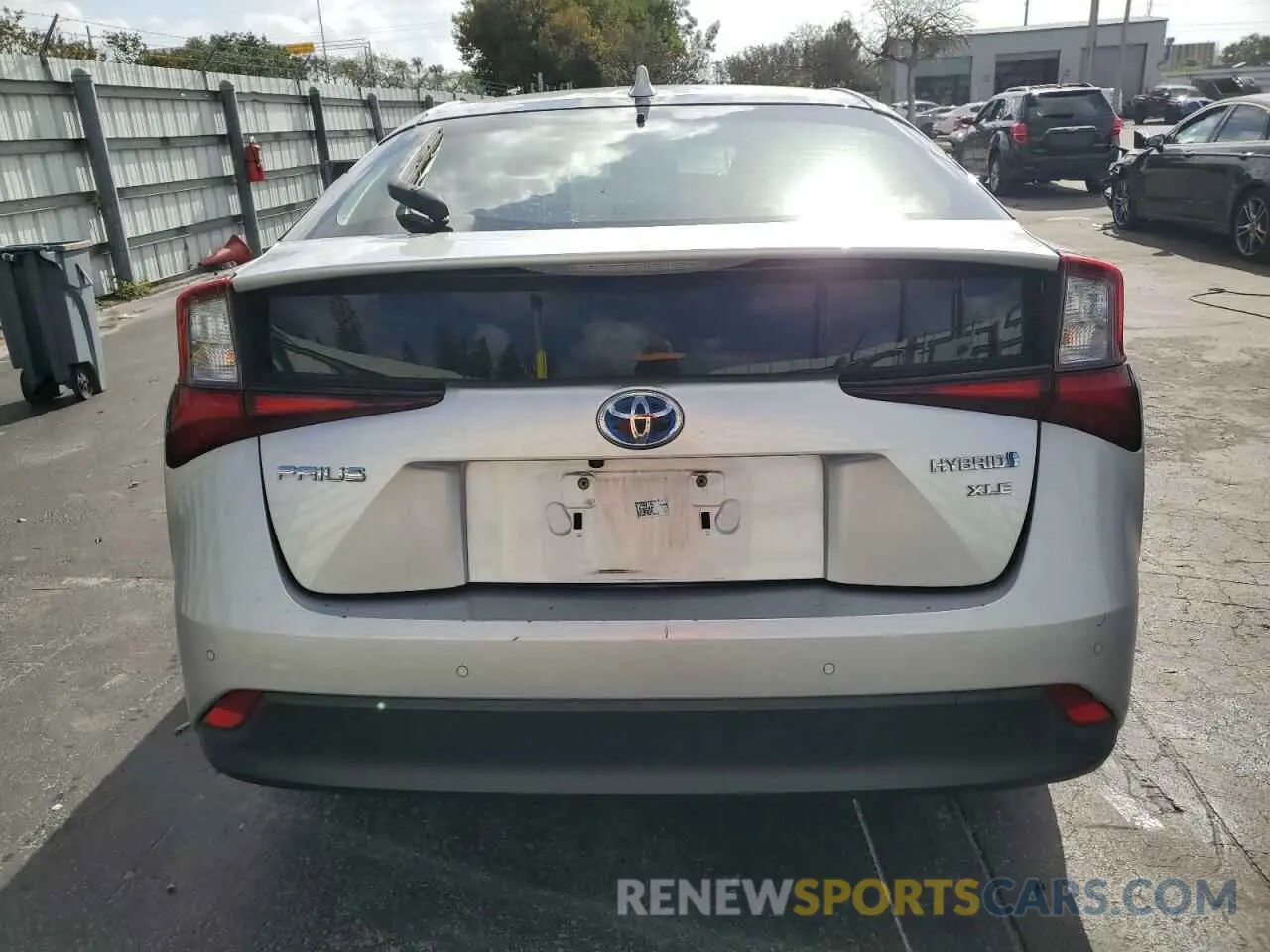 6 fotografías del automóvil dañado JTDKAMFU7N3155884 TOYOTA PRIUS NIGH 2022