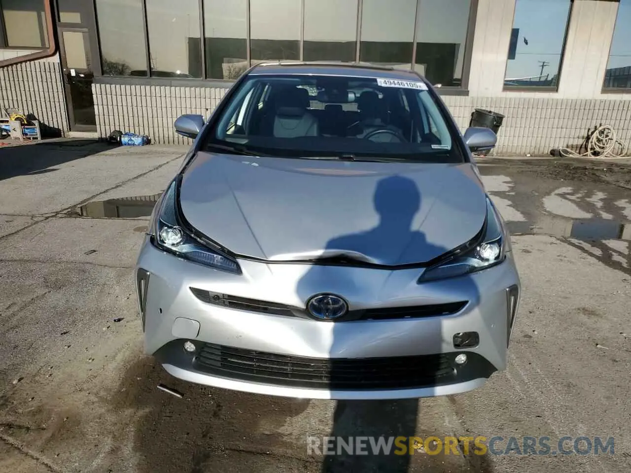 5 fotografías del automóvil dañado JTDKAMFU7N3170871 TOYOTA PRIUS NIGH 2022