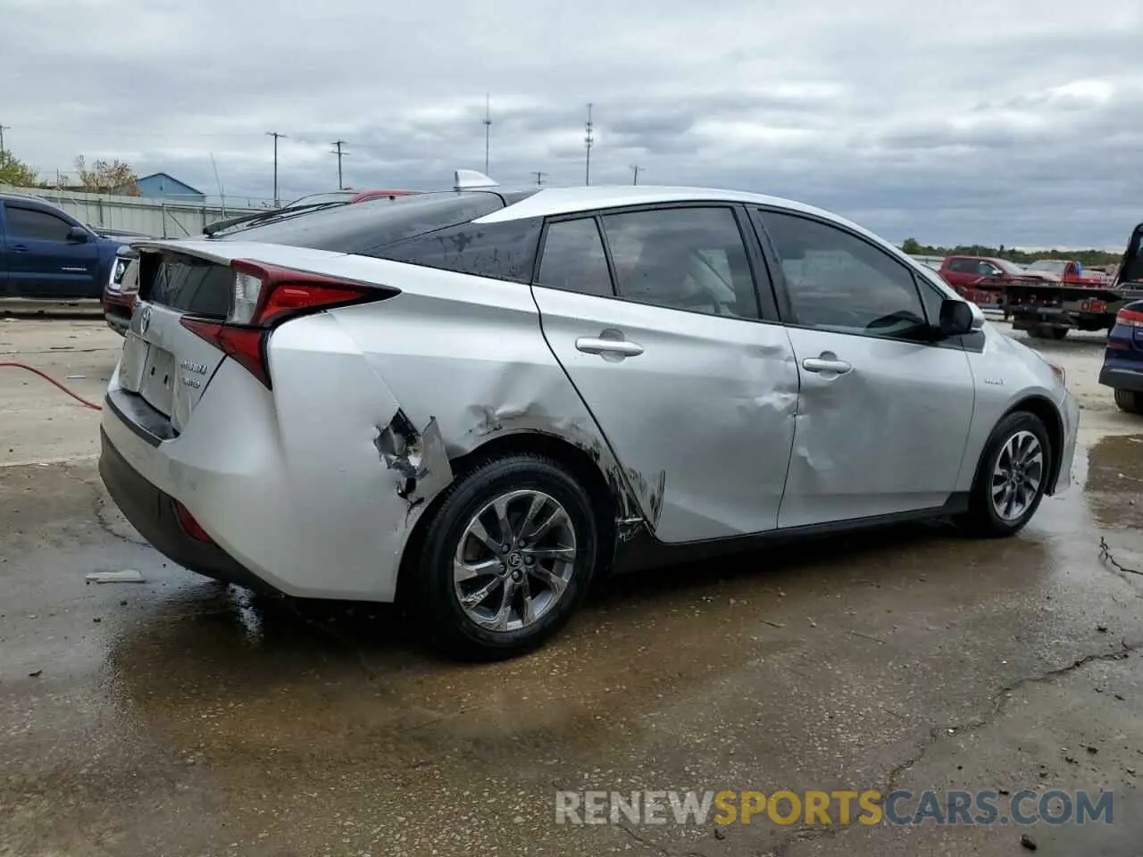 3 fotografías del automóvil dañado JTDKAMFU7N3179408 TOYOTA PRIUS NIGH 2022
