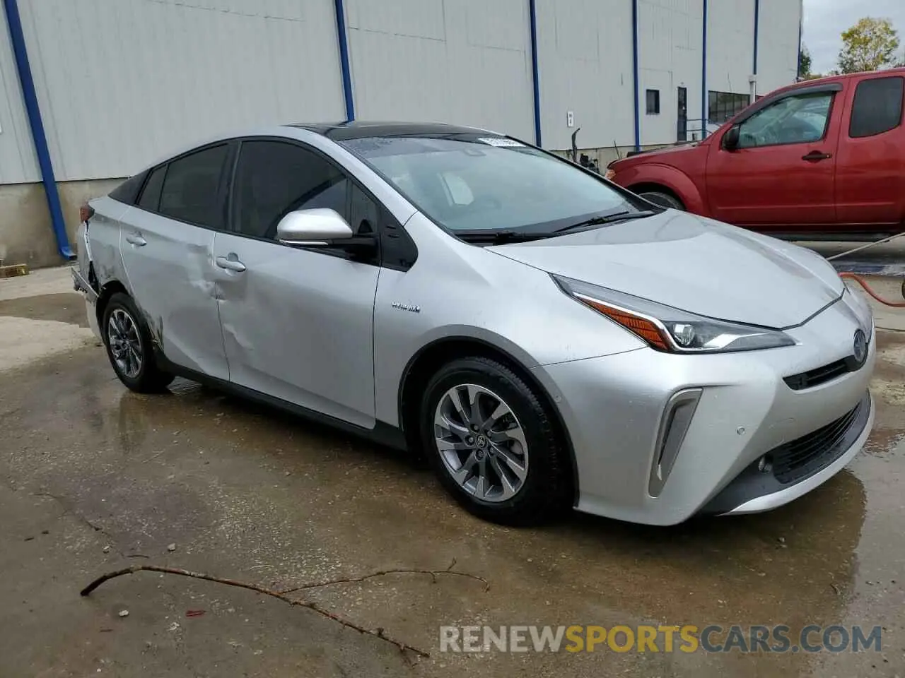 4 fotografías del automóvil dañado JTDKAMFU7N3179408 TOYOTA PRIUS NIGH 2022