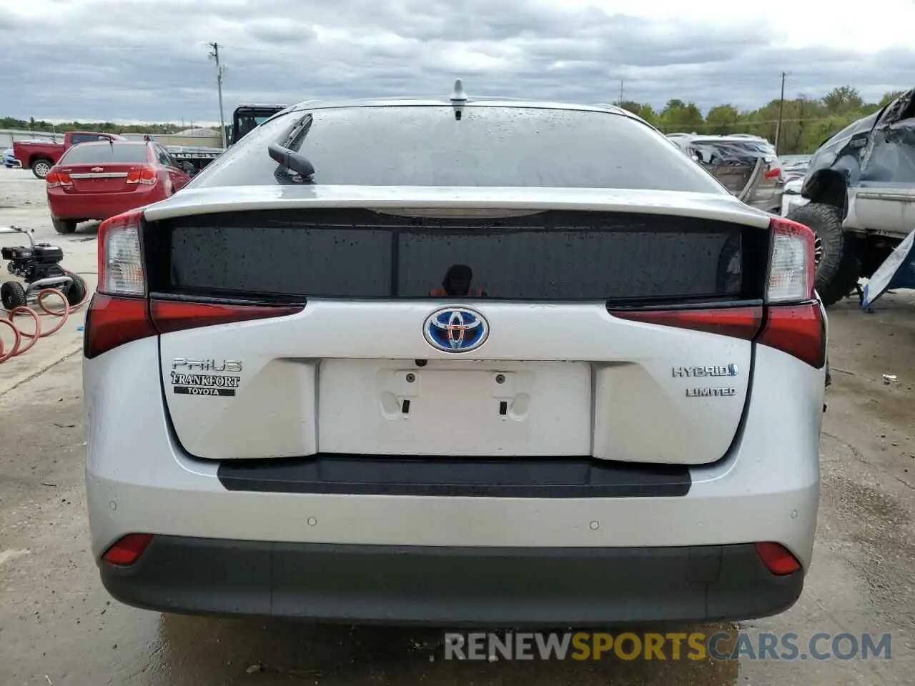 6 fotografías del automóvil dañado JTDKAMFU7N3179408 TOYOTA PRIUS NIGH 2022