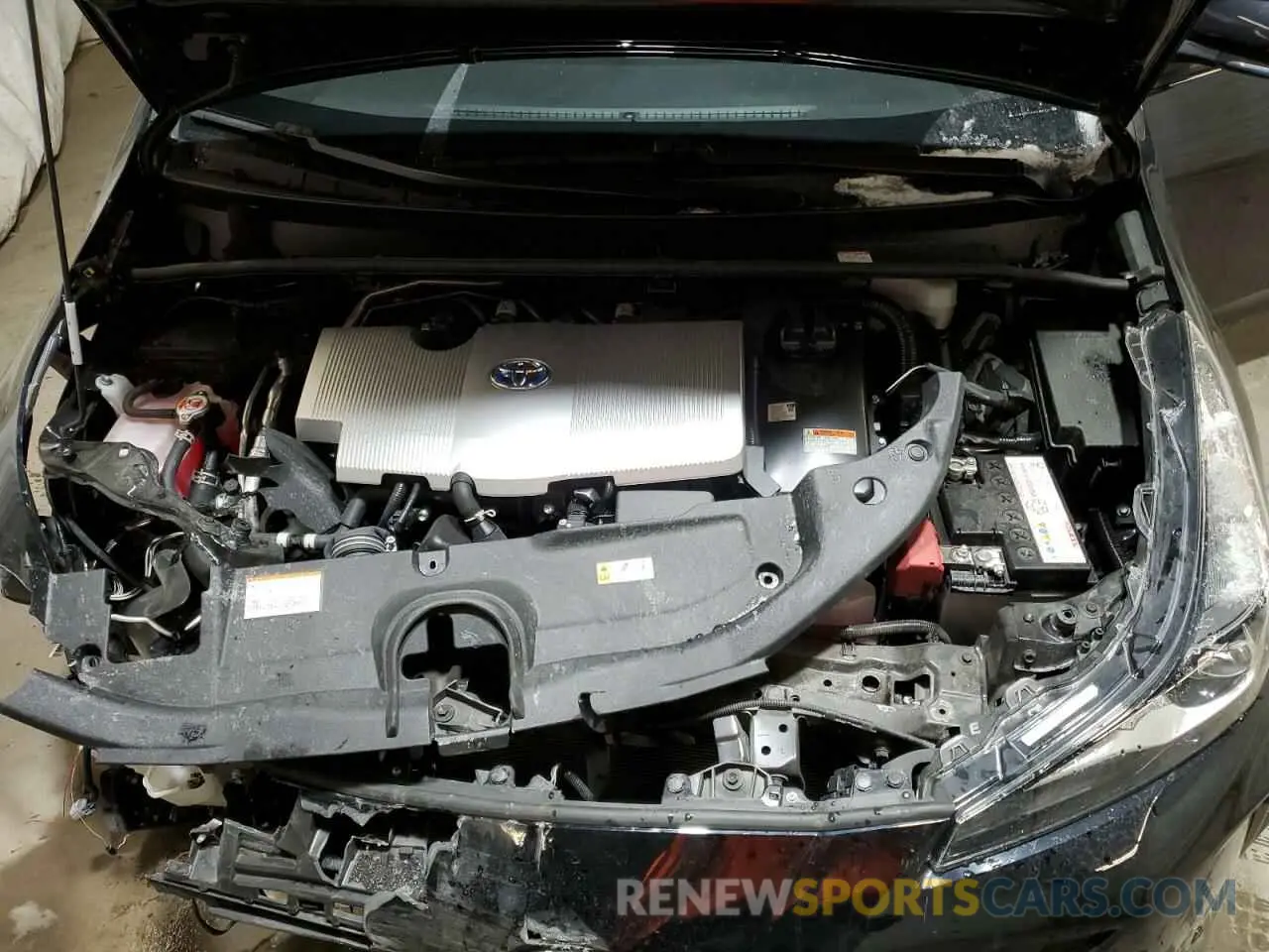 11 fotografías del automóvil dañado JTDKAMFU7N3187069 TOYOTA PRIUS NIGH 2022