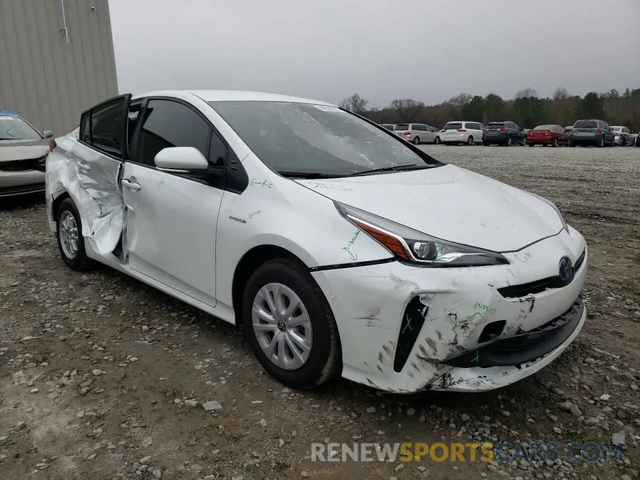 1 fotografías del automóvil dañado JTDKAMFU8N3155201 TOYOTA PRIUS NIGH 2022
