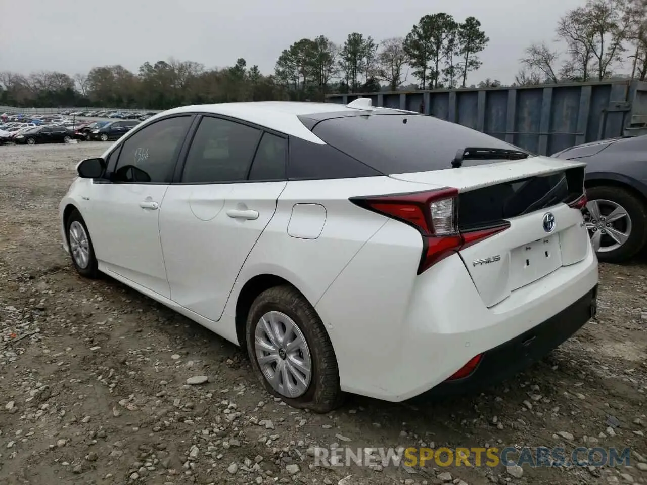 3 fotografías del automóvil dañado JTDKAMFU8N3155201 TOYOTA PRIUS NIGH 2022