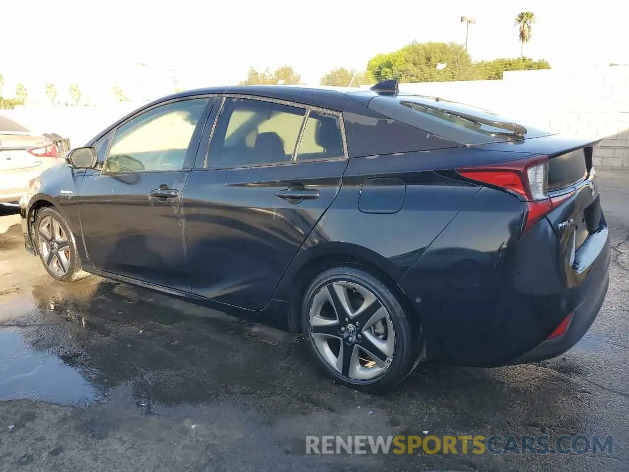 2 fotografías del automóvil dañado JTDKAMFU8N3157031 TOYOTA PRIUS NIGH 2022