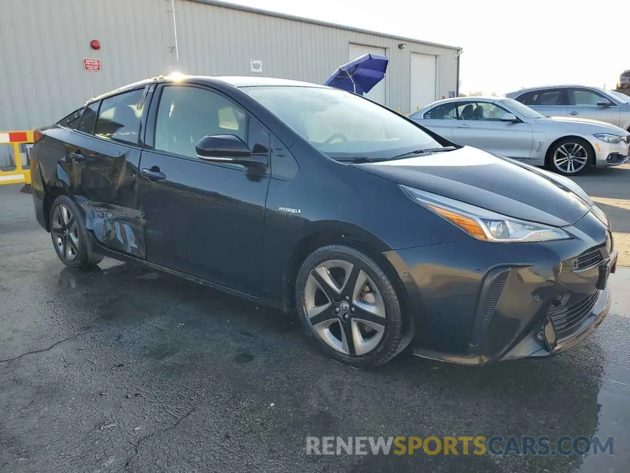 4 fotografías del automóvil dañado JTDKAMFU8N3157031 TOYOTA PRIUS NIGH 2022