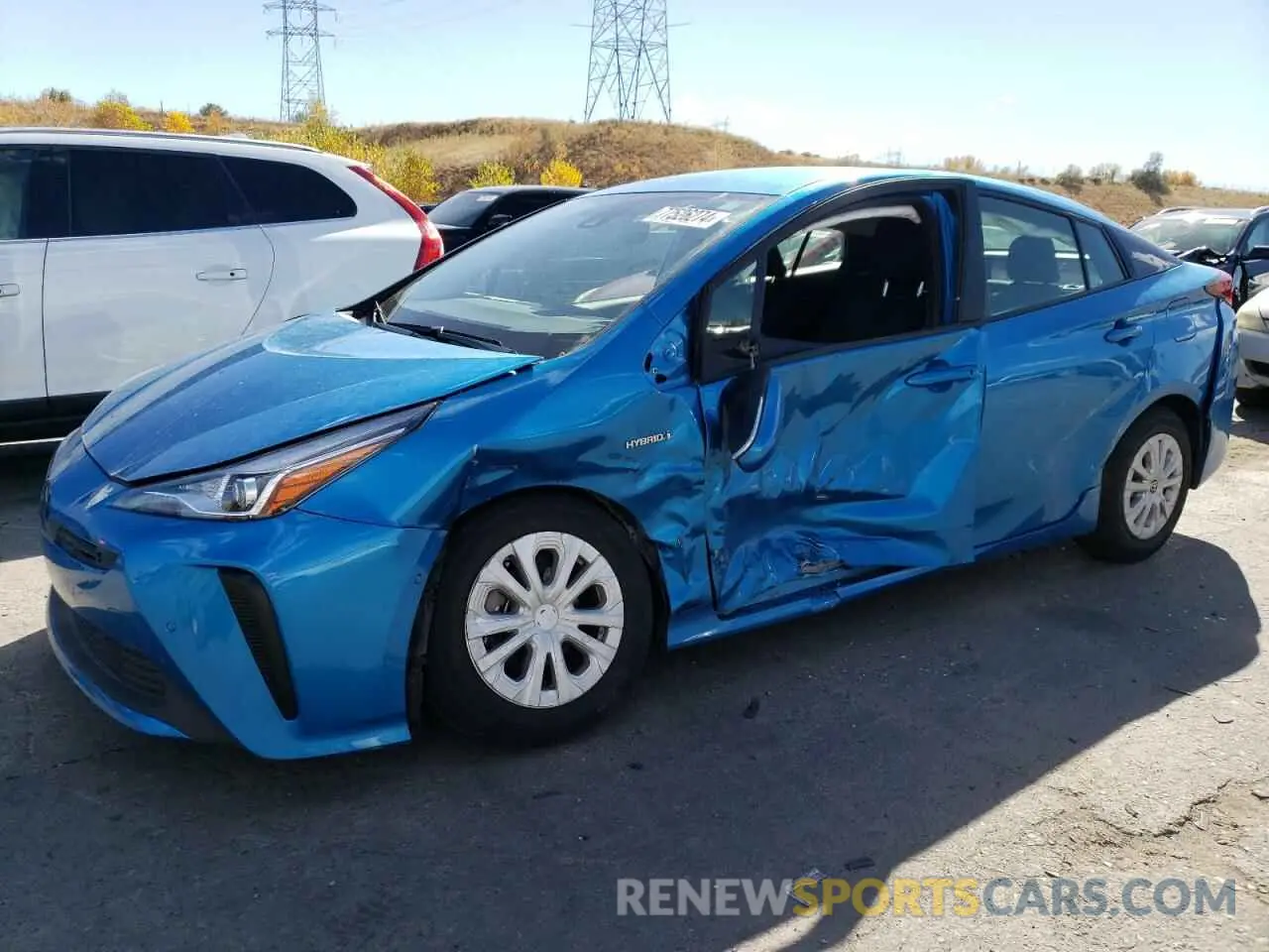 1 fotografías del automóvil dañado JTDKAMFU8N3171611 TOYOTA PRIUS NIGH 2022