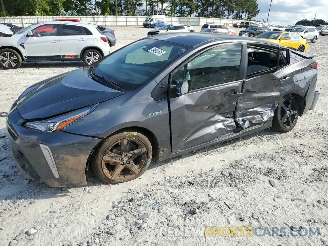 1 fotografías del automóvil dañado JTDKAMFU8N3173133 TOYOTA PRIUS NIGH 2022