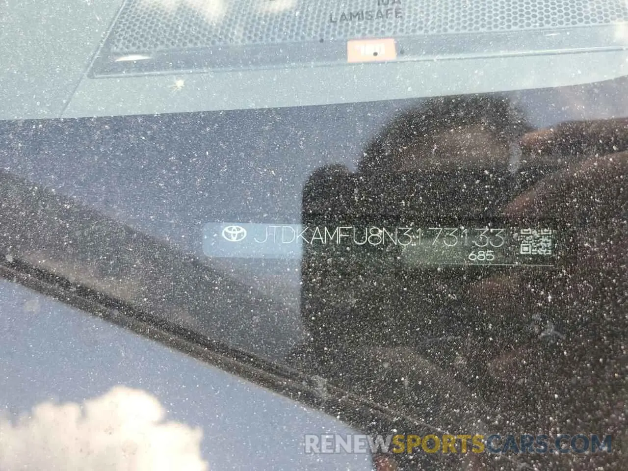 12 fotografías del automóvil dañado JTDKAMFU8N3173133 TOYOTA PRIUS NIGH 2022