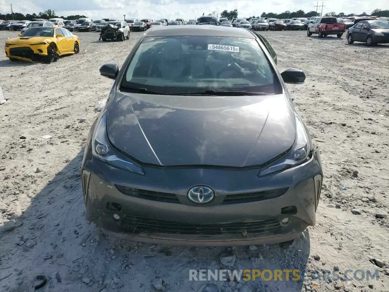 5 fotografías del automóvil dañado JTDKAMFU8N3173133 TOYOTA PRIUS NIGH 2022