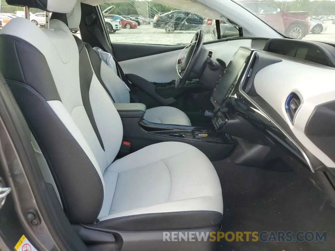 7 fotografías del automóvil dañado JTDKAMFU8N3173133 TOYOTA PRIUS NIGH 2022