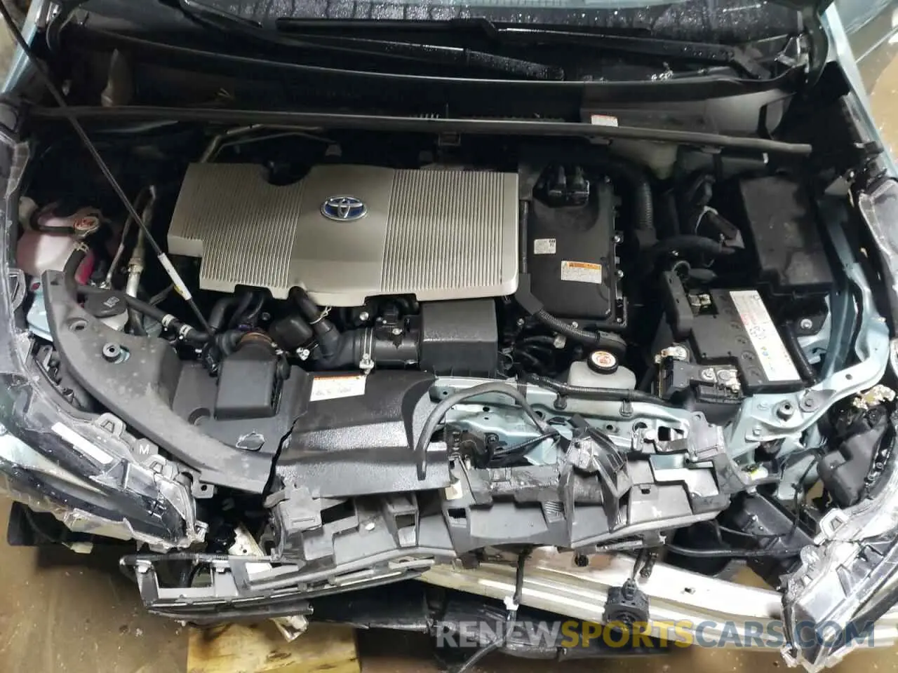 11 fotografías del automóvil dañado JTDKAMFU8N3177327 TOYOTA PRIUS NIGH 2022