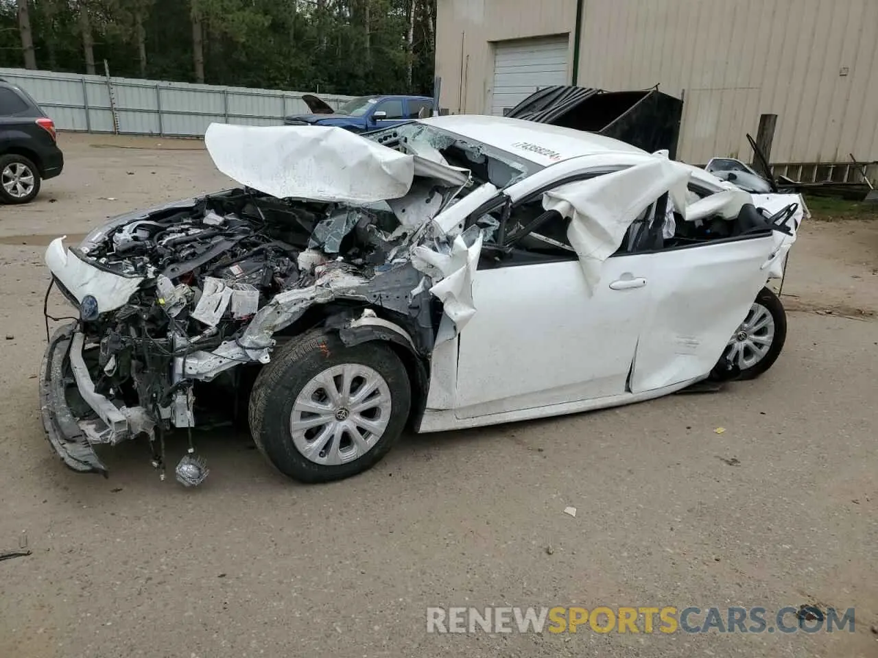 1 fotografías del automóvil dañado JTDKAMFU8N3178669 TOYOTA PRIUS NIGH 2022