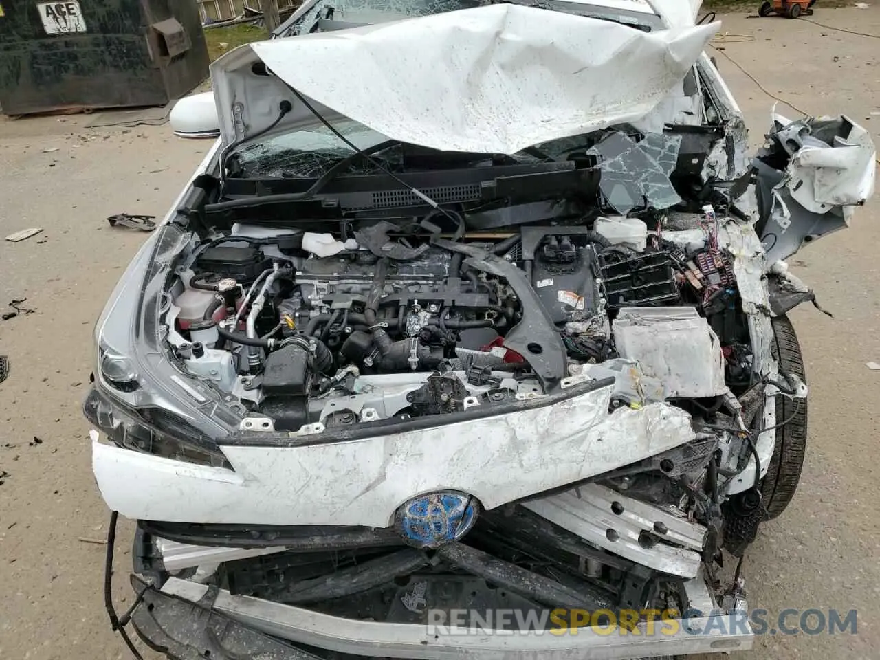 11 fotografías del automóvil dañado JTDKAMFU8N3178669 TOYOTA PRIUS NIGH 2022