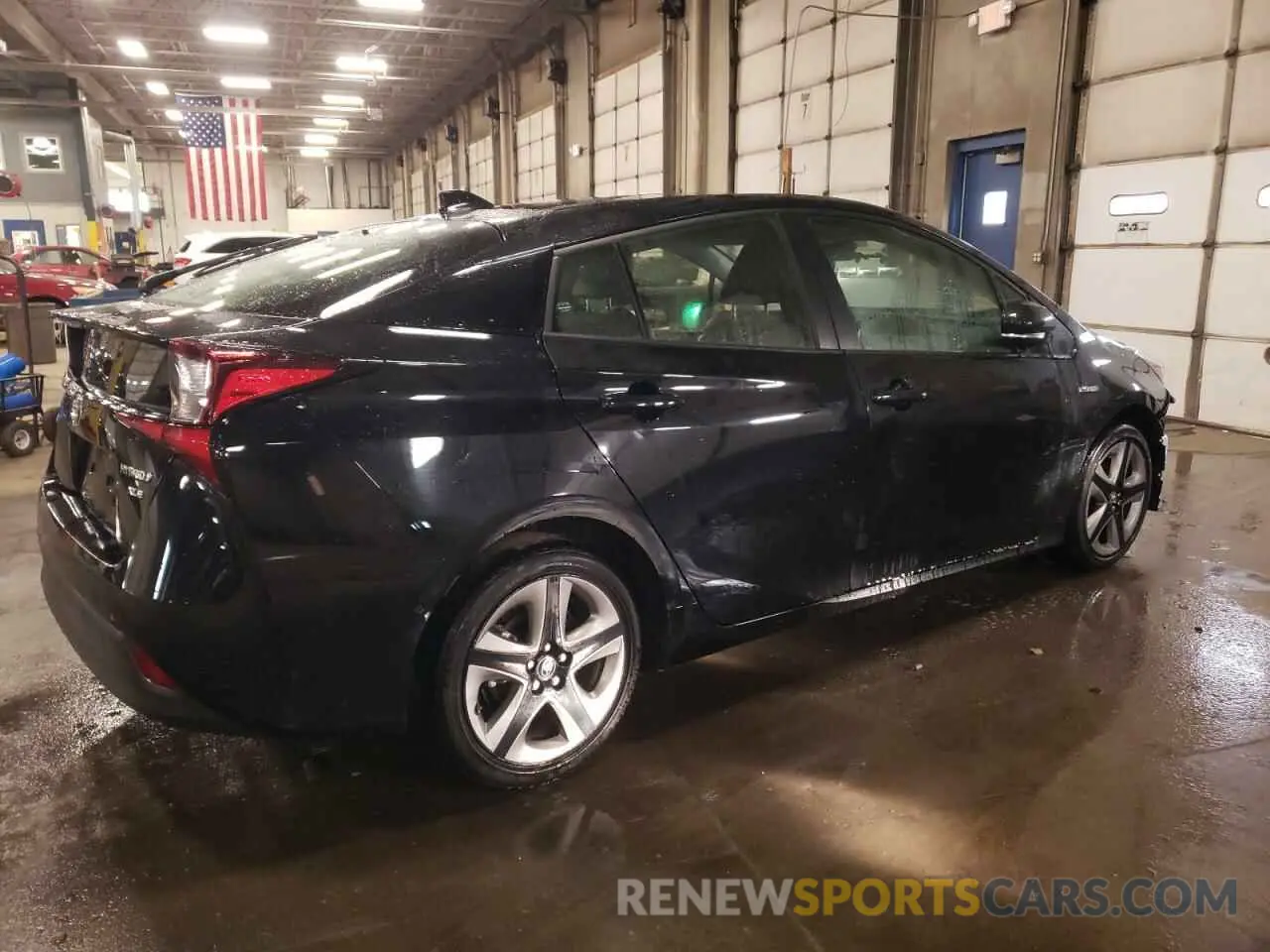 3 fotografías del automóvil dañado JTDKAMFU8N3184102 TOYOTA PRIUS NIGH 2022