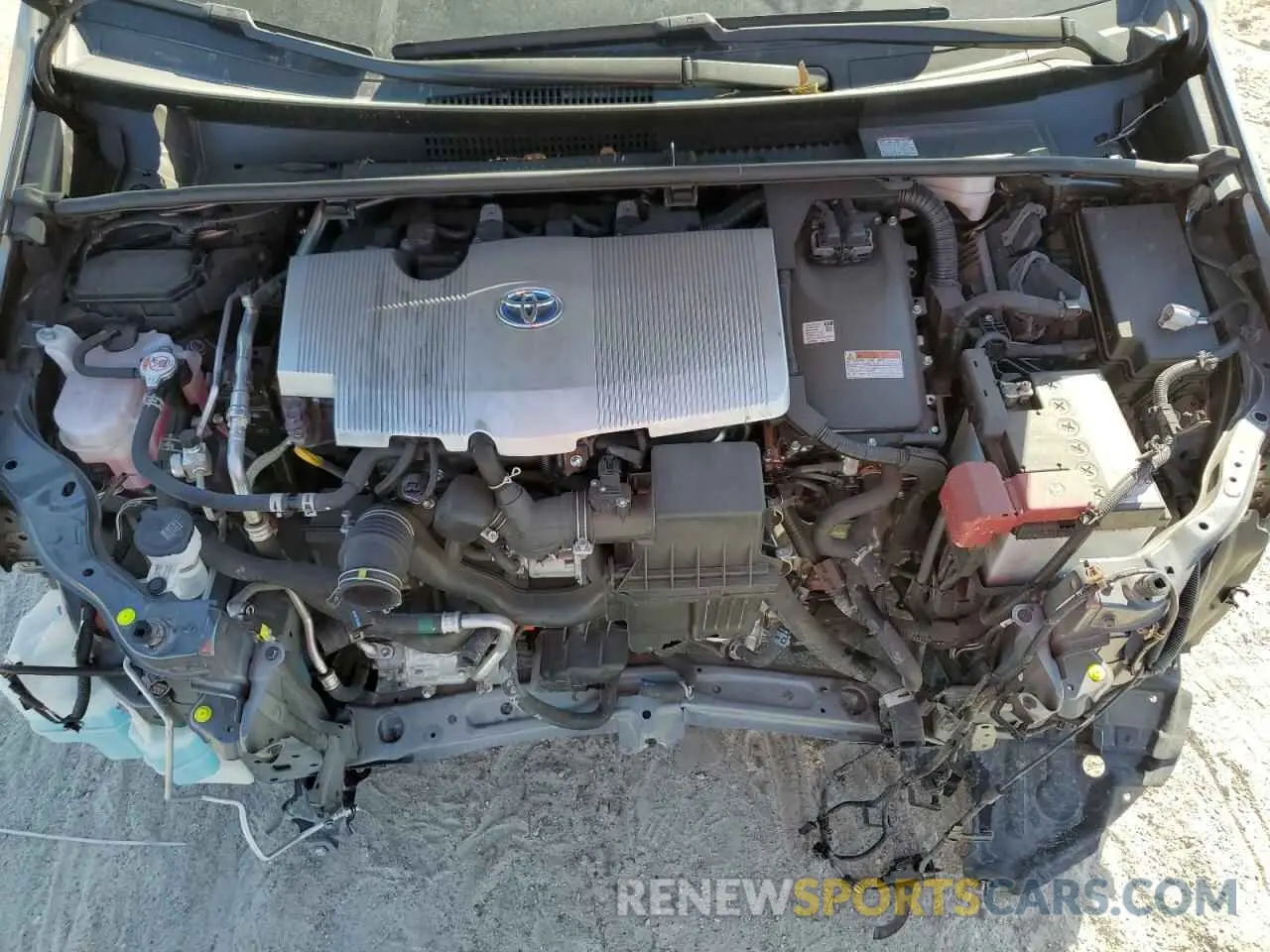 12 fotografías del automóvil dañado JTDKAMFU9N3189325 TOYOTA PRIUS NIGH 2022