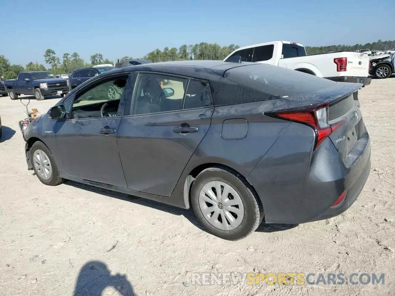 2 fotografías del automóvil dañado JTDKAMFU9N3189325 TOYOTA PRIUS NIGH 2022