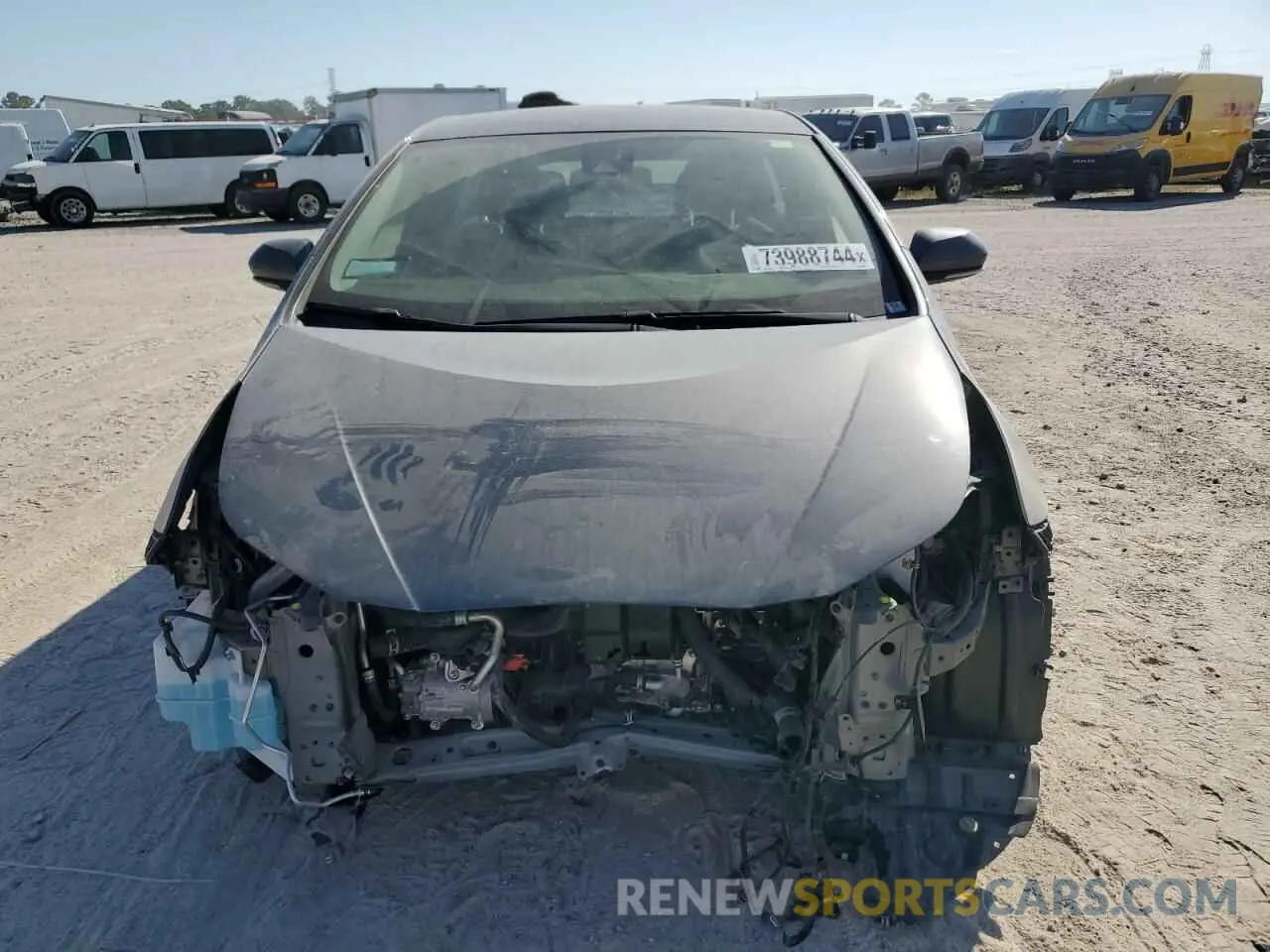5 fotografías del automóvil dañado JTDKAMFU9N3189325 TOYOTA PRIUS NIGH 2022