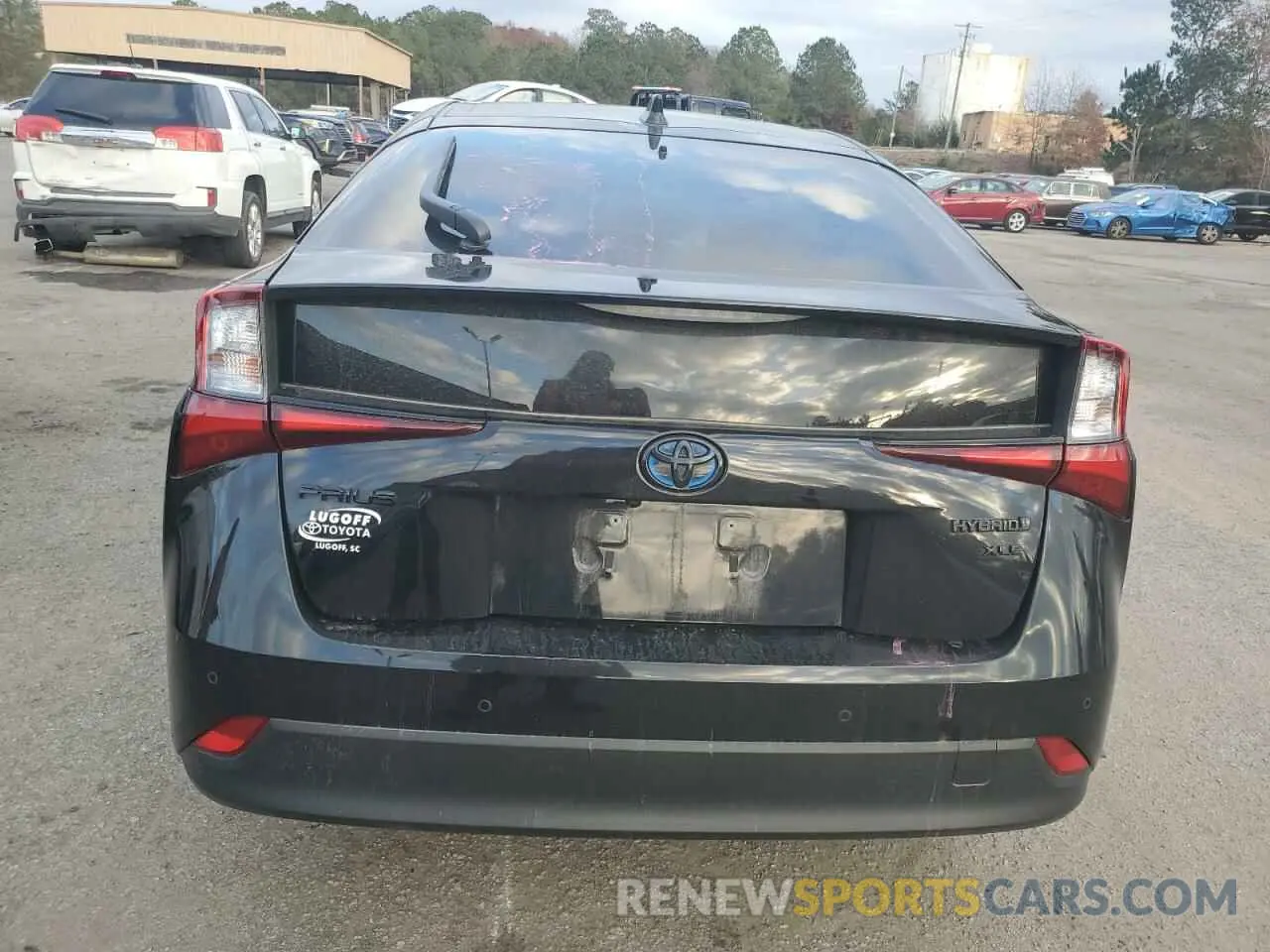 6 fotografías del automóvil dañado JTDKAMFUXN3162697 TOYOTA PRIUS NIGH 2022