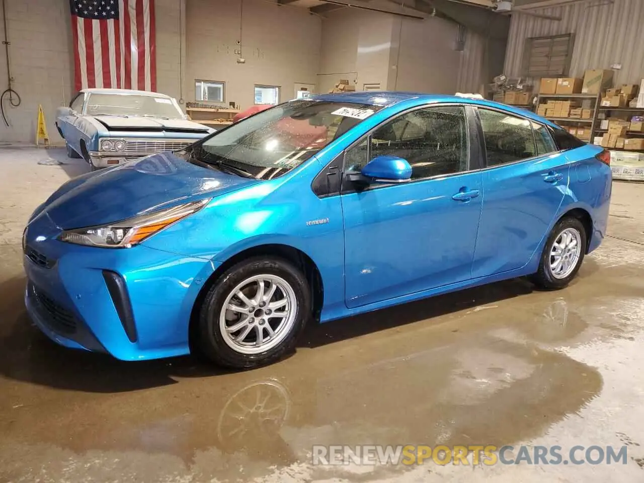 1 fotografías del automóvil dañado JTDKAMFUXN3173196 TOYOTA PRIUS NIGH 2022