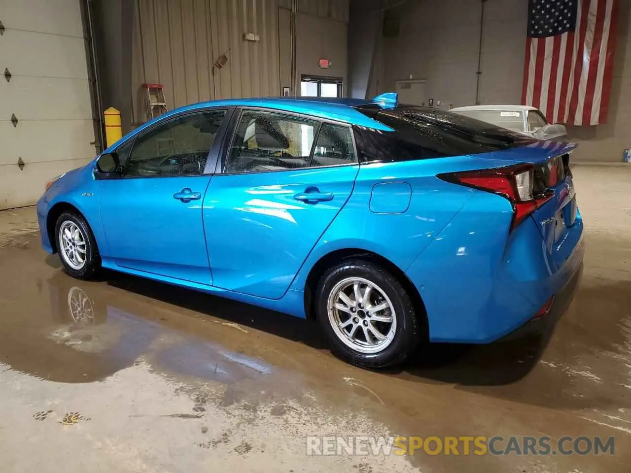 2 fotografías del automóvil dañado JTDKAMFUXN3173196 TOYOTA PRIUS NIGH 2022