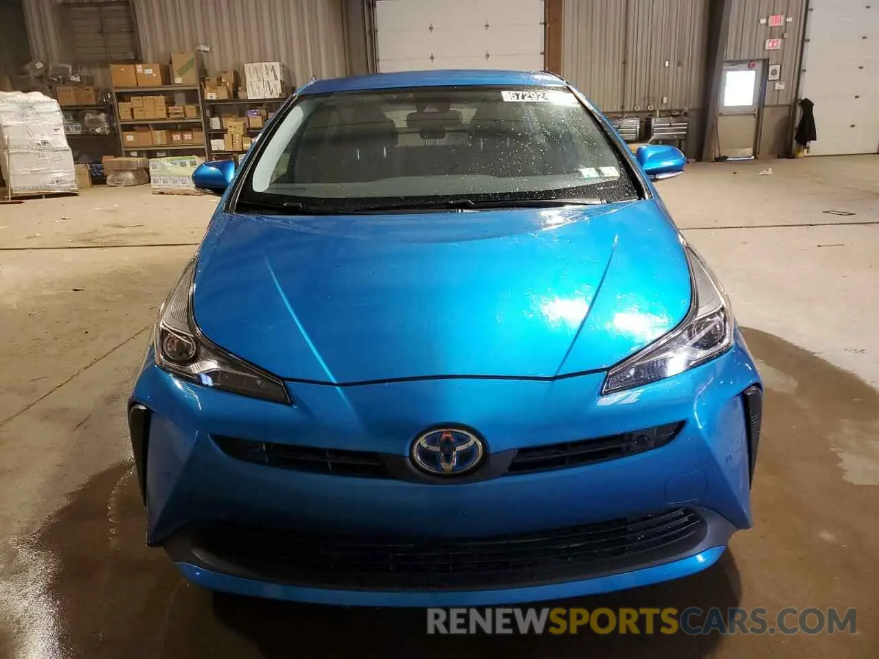 5 fotografías del automóvil dañado JTDKAMFUXN3173196 TOYOTA PRIUS NIGH 2022