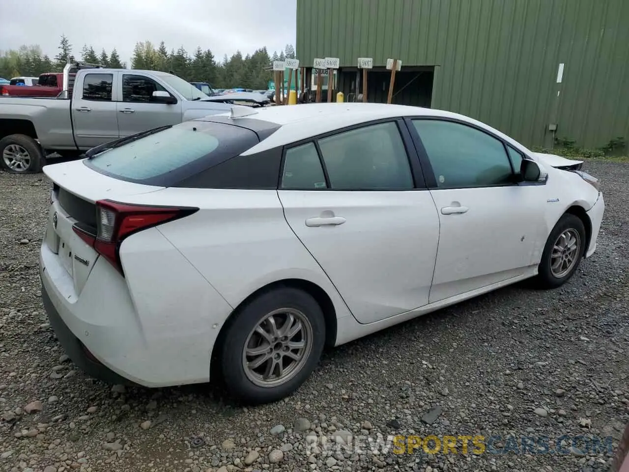 3 fotografías del automóvil dañado JTDKAMFUXN3173800 TOYOTA PRIUS NIGH 2022