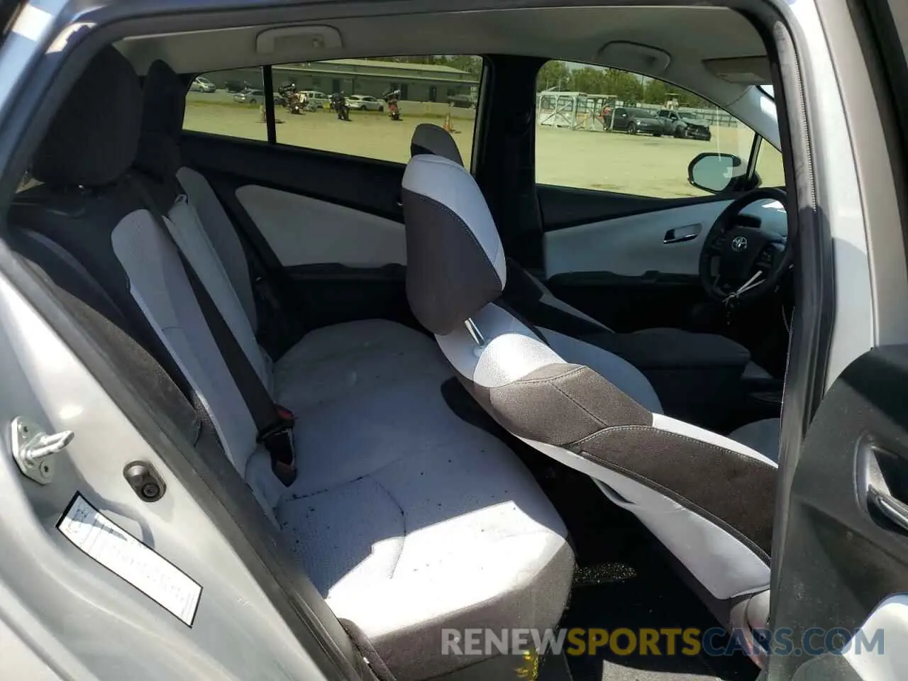 10 fotografías del automóvil dañado JTDKAMFUXN3177393 TOYOTA PRIUS NIGH 2022