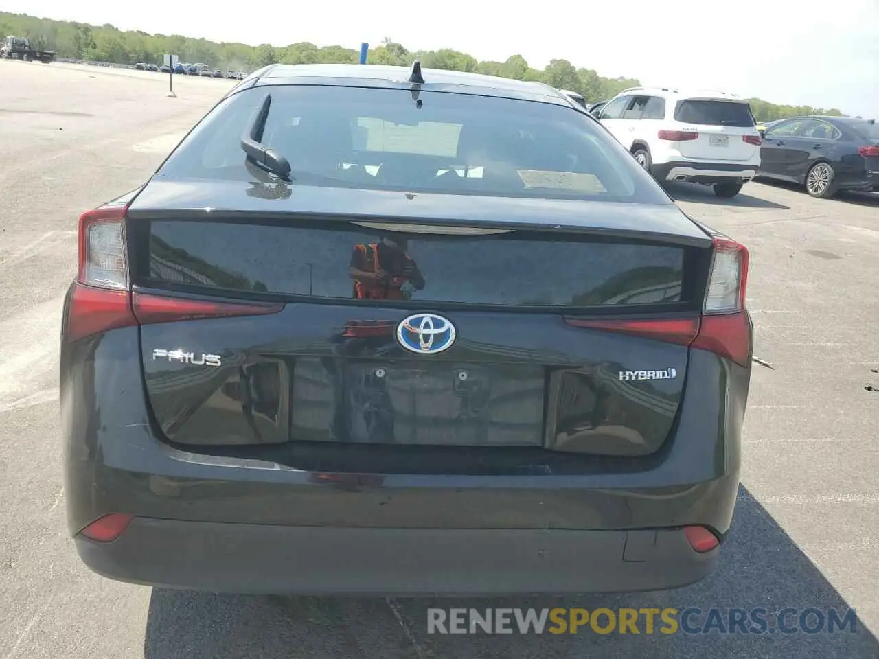 6 fotografías del automóvil dañado JTDKAMFUXN3178091 TOYOTA PRIUS NIGH 2022