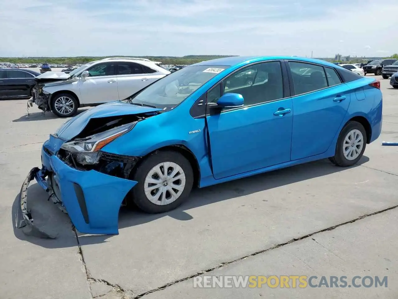 1 fotografías del automóvil dañado JTDKAMFUXN3184828 TOYOTA PRIUS NIGH 2022