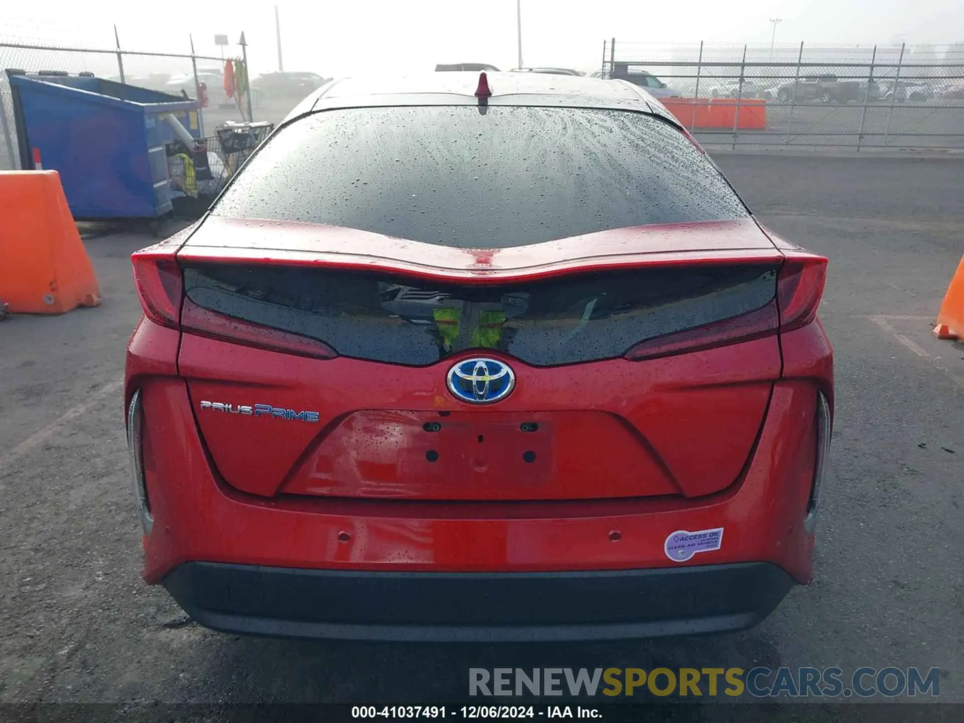 16 fotografías del automóvil dañado JTDKARFP1K3105663 TOYOTA PRIUS PRIME 2019