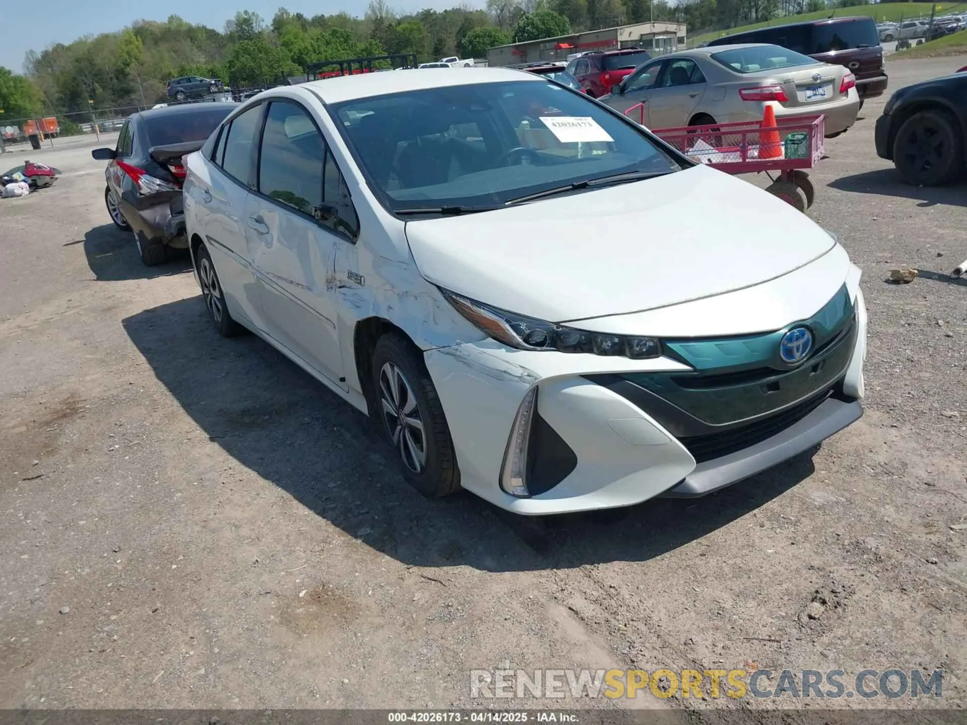 1 fotografías del automóvil dañado JTDKARFP1K3116470 TOYOTA PRIUS PRIME 2019
