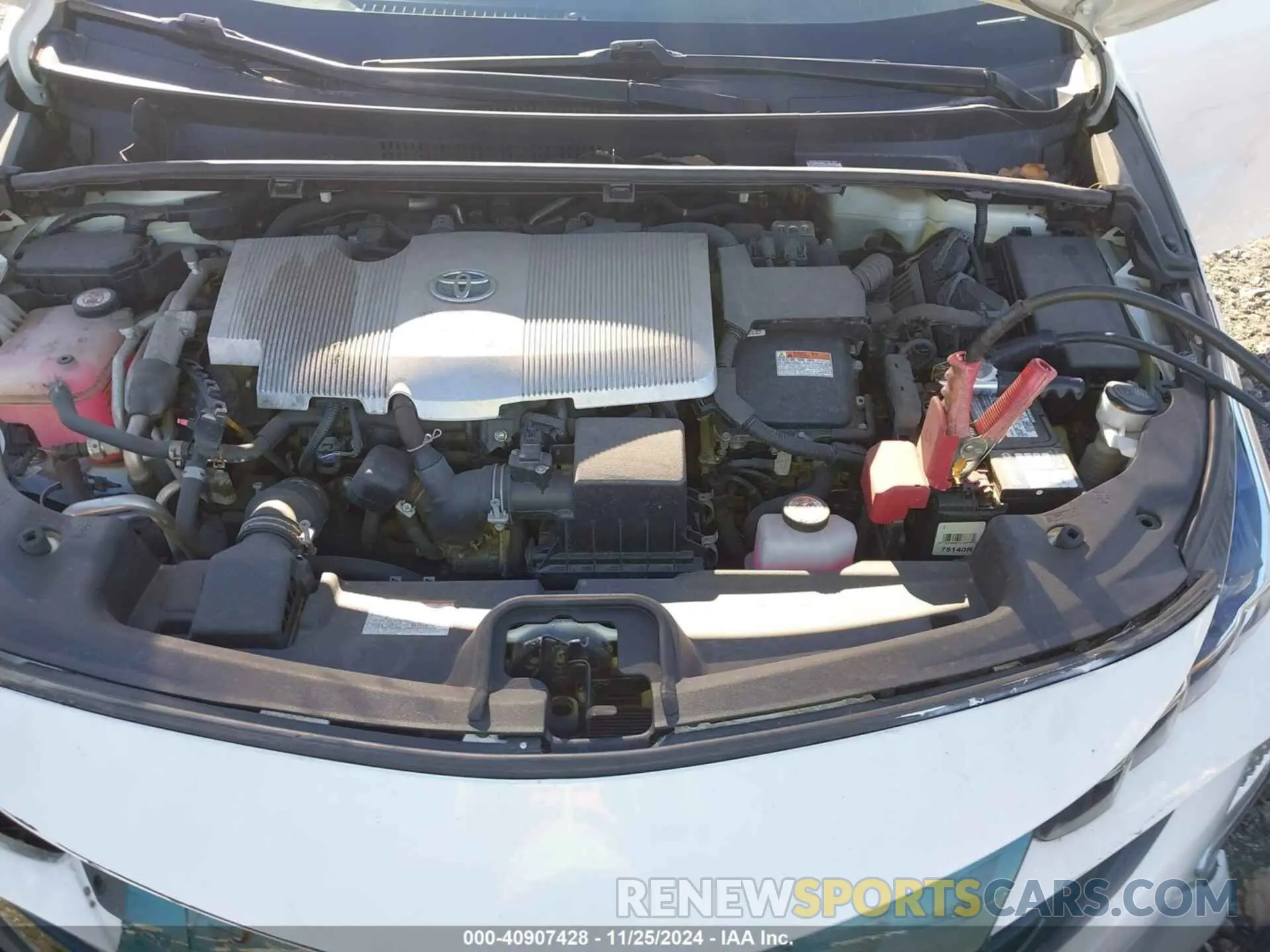 10 fotografías del automóvil dañado JTDKARFP1K3118901 TOYOTA PRIUS PRIME 2019