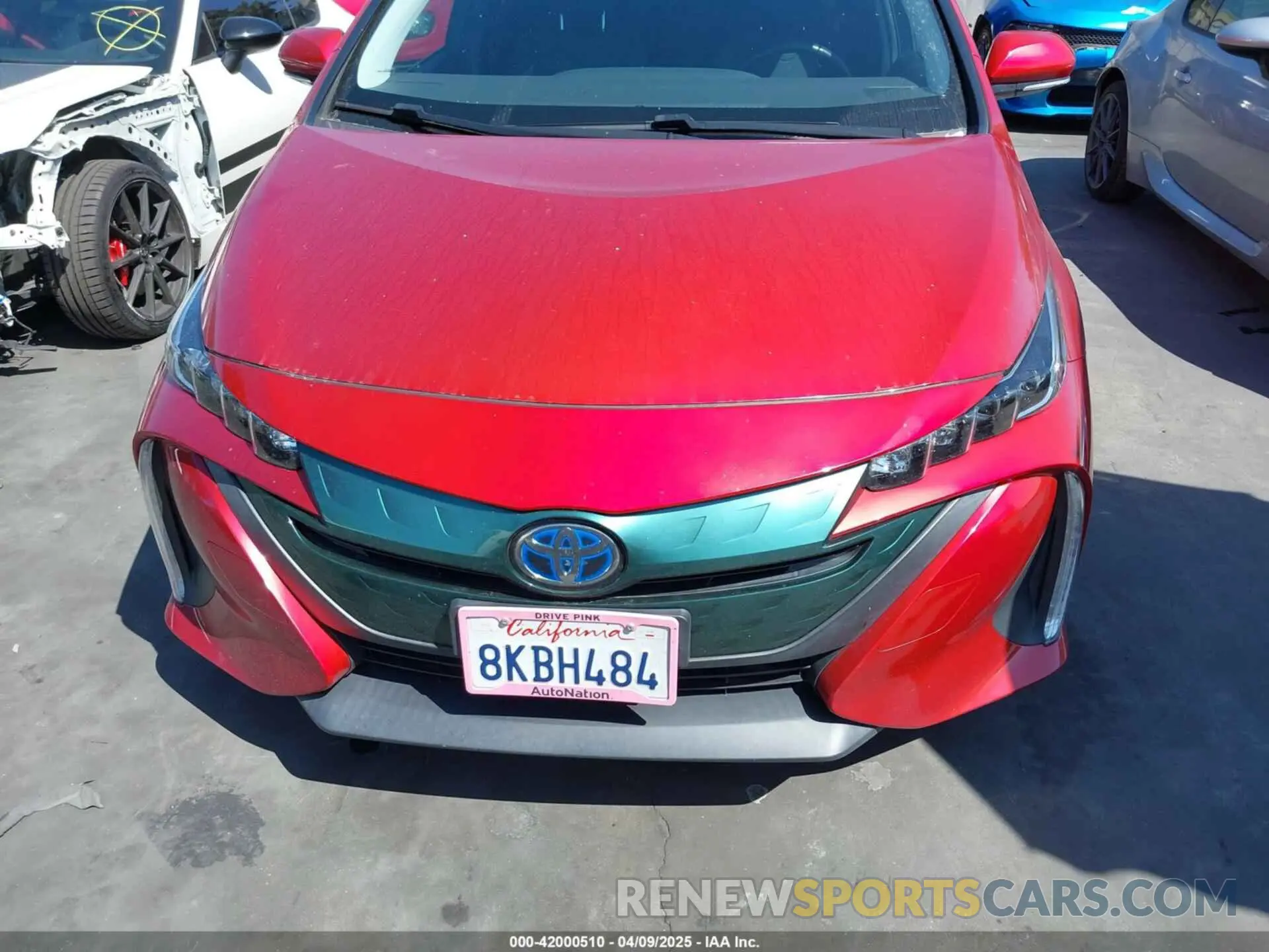 13 fotografías del automóvil dañado JTDKARFP2K3114078 TOYOTA PRIUS PRIME 2019