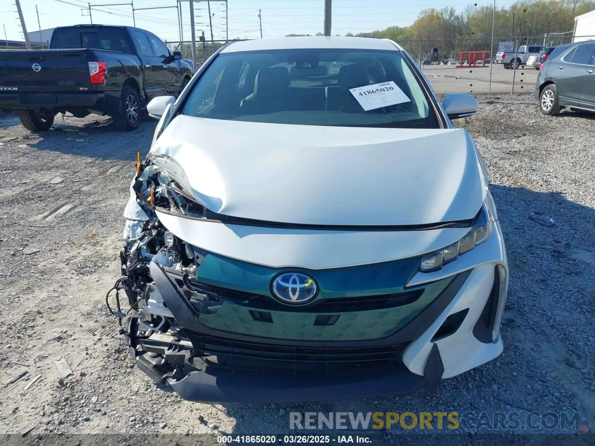 12 fotografías del automóvil dañado JTDKARFP3K3106071 TOYOTA PRIUS PRIME 2019