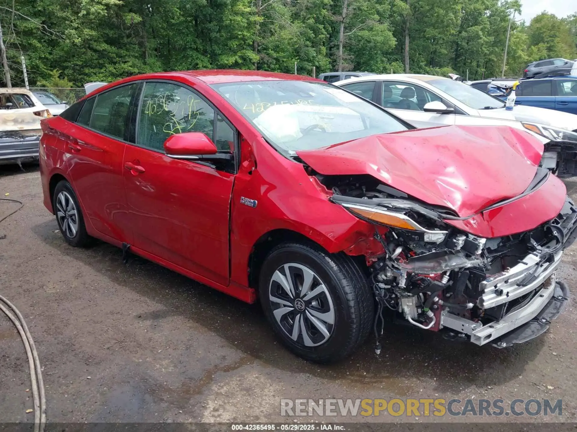 1 fotografías del automóvil dañado JTDKARFP3K3109147 TOYOTA PRIUS PRIME 2019