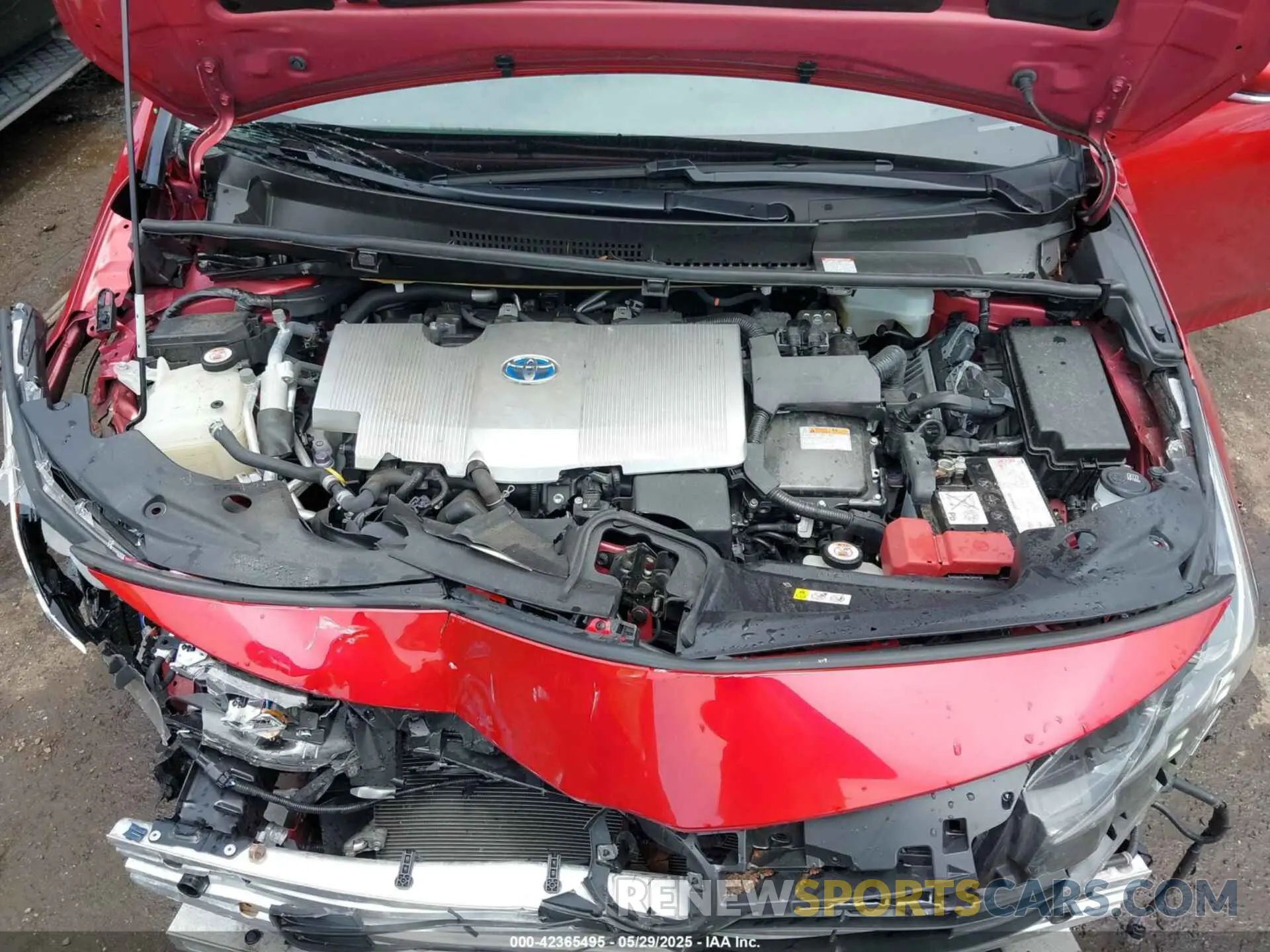 10 fotografías del automóvil dañado JTDKARFP3K3109147 TOYOTA PRIUS PRIME 2019