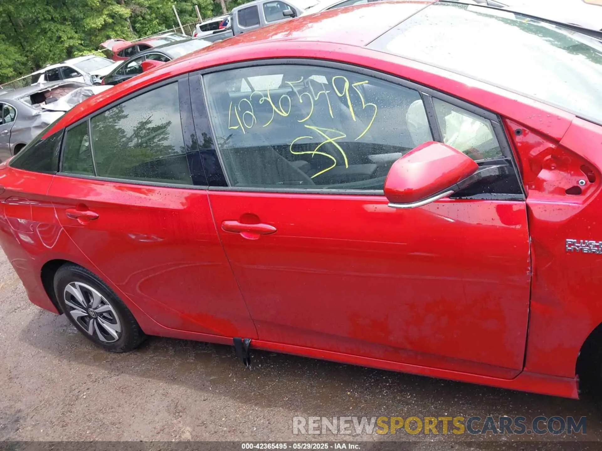 14 fotografías del automóvil dañado JTDKARFP3K3109147 TOYOTA PRIUS PRIME 2019