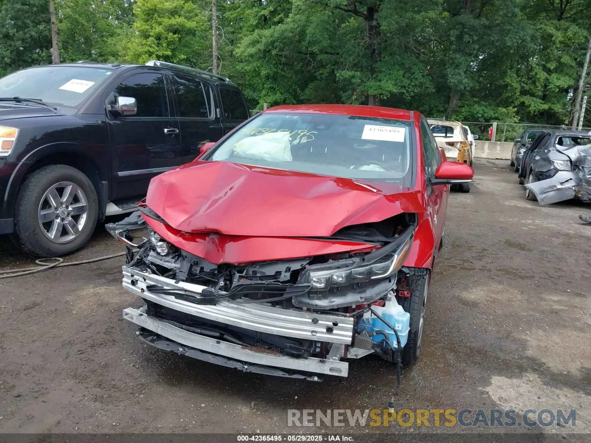 6 fotografías del automóvil dañado JTDKARFP3K3109147 TOYOTA PRIUS PRIME 2019