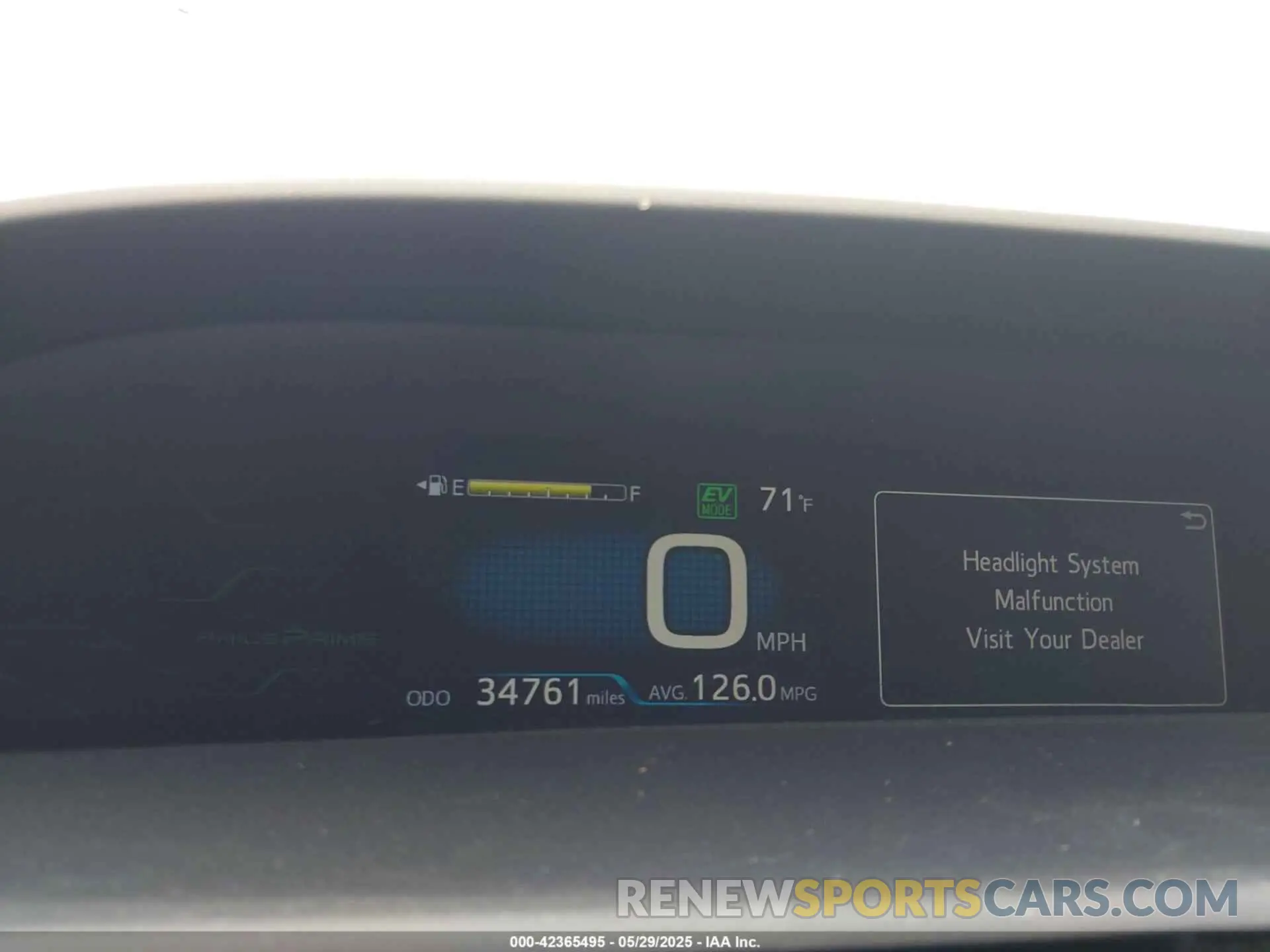 7 fotografías del automóvil dañado JTDKARFP3K3109147 TOYOTA PRIUS PRIME 2019