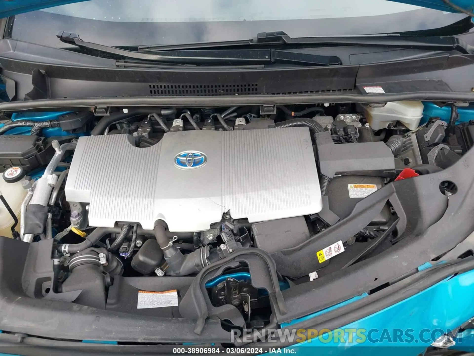 10 fotografías del automóvil dañado JTDKARFP4K3117547 TOYOTA PRIUS PRIME 2019