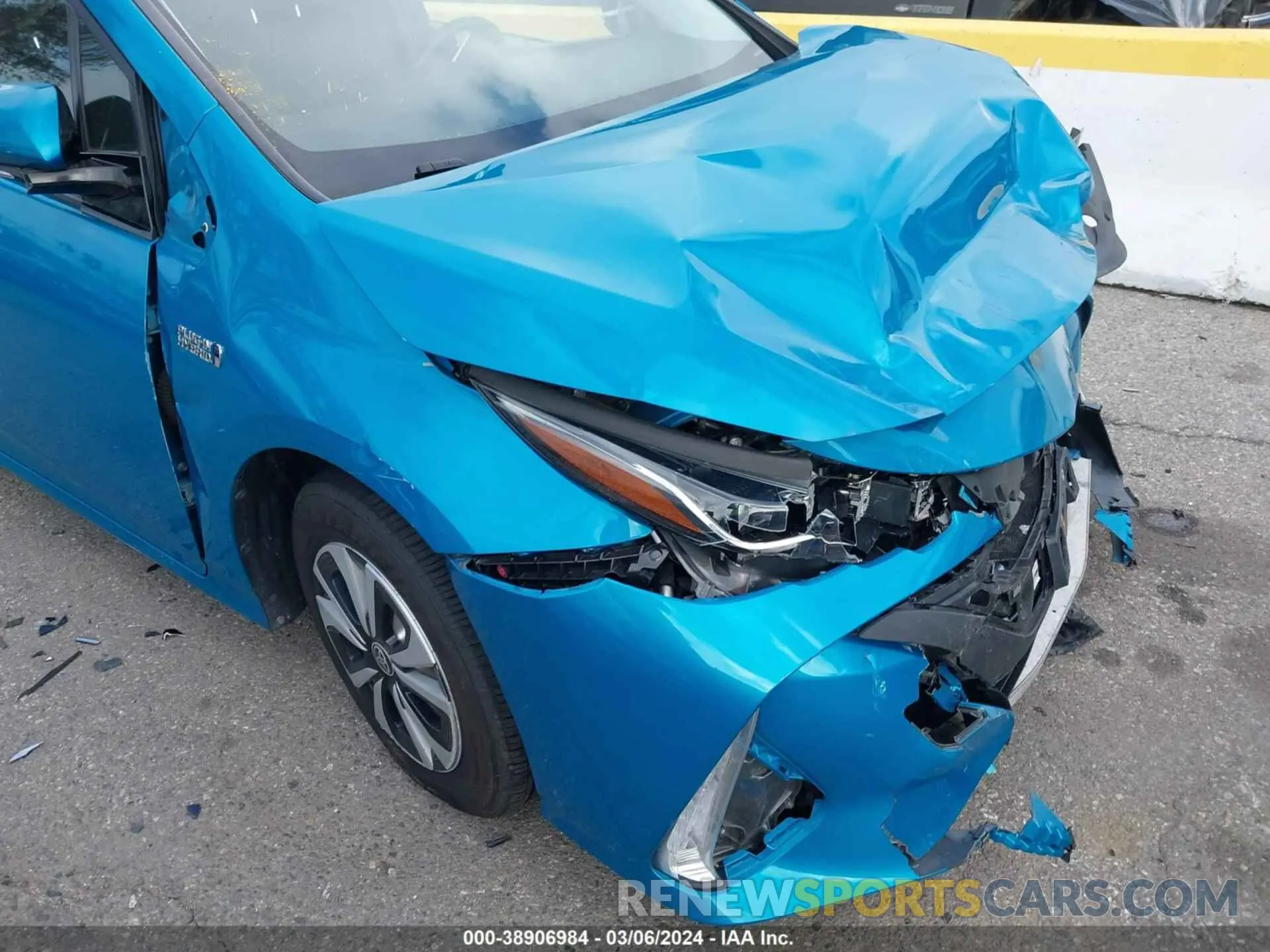17 fotografías del automóvil dañado JTDKARFP4K3117547 TOYOTA PRIUS PRIME 2019