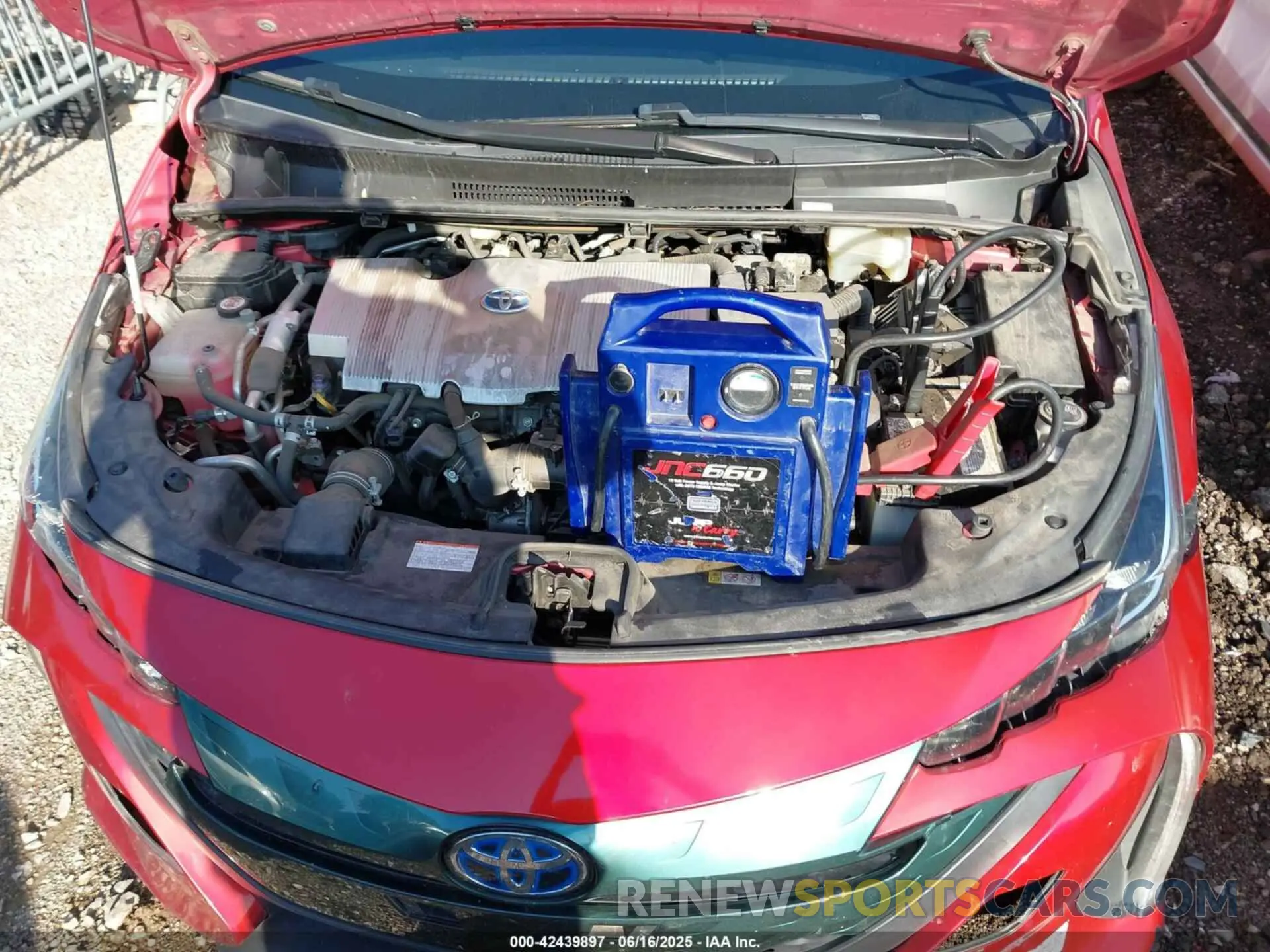 10 fotografías del automóvil dañado JTDKARFP5K3119341 TOYOTA PRIUS PRIME 2019