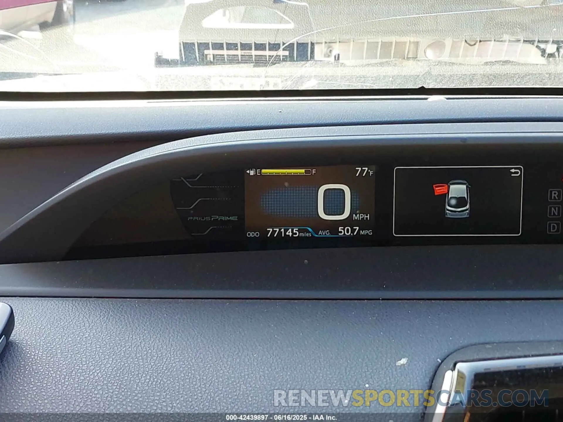 7 fotografías del automóvil dañado JTDKARFP5K3119341 TOYOTA PRIUS PRIME 2019
