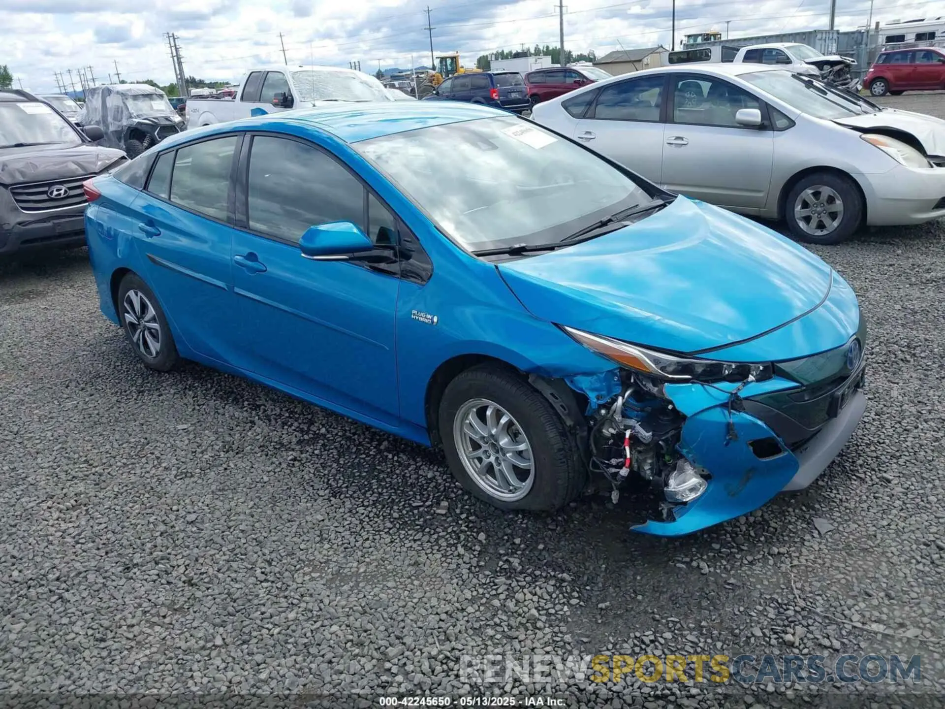 1 fotografías del automóvil dañado JTDKARFP6K3105819 TOYOTA PRIUS PRIME 2019