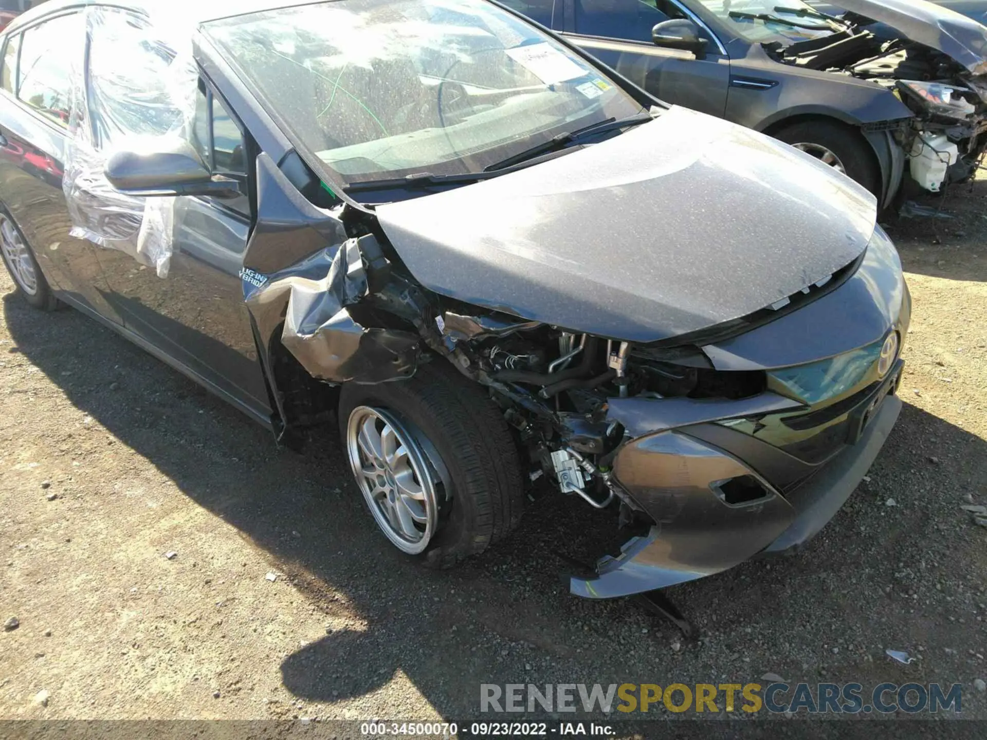 6 fotografías del automóvil dañado JTDKARFP6K3110809 TOYOTA PRIUS PRIME 2019