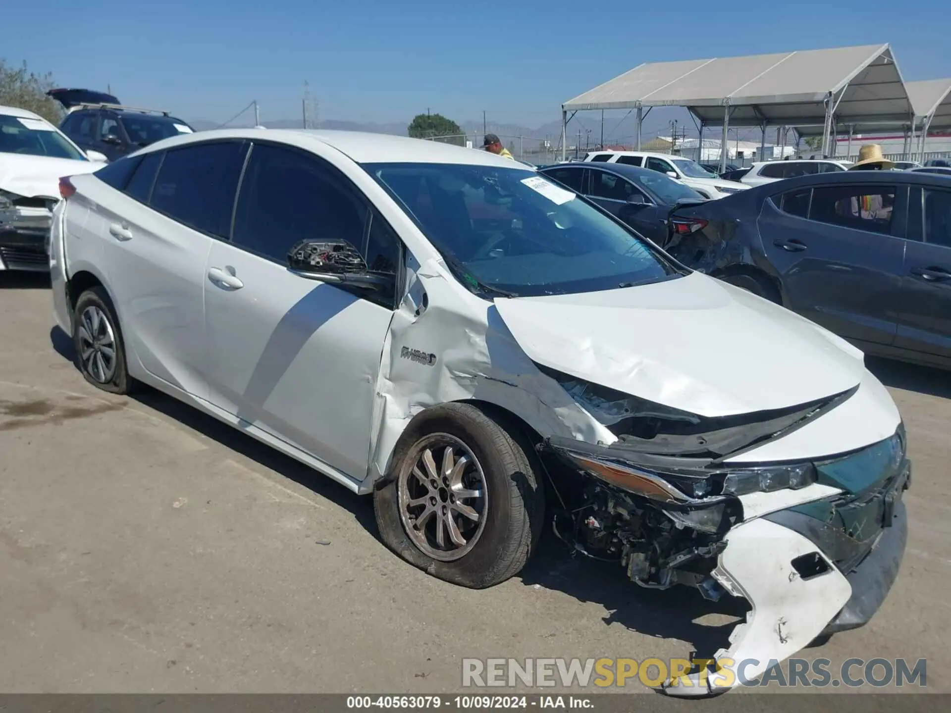 1 fotografías del automóvil dañado JTDKARFP9K3108231 TOYOTA PRIUS PRIME 2019